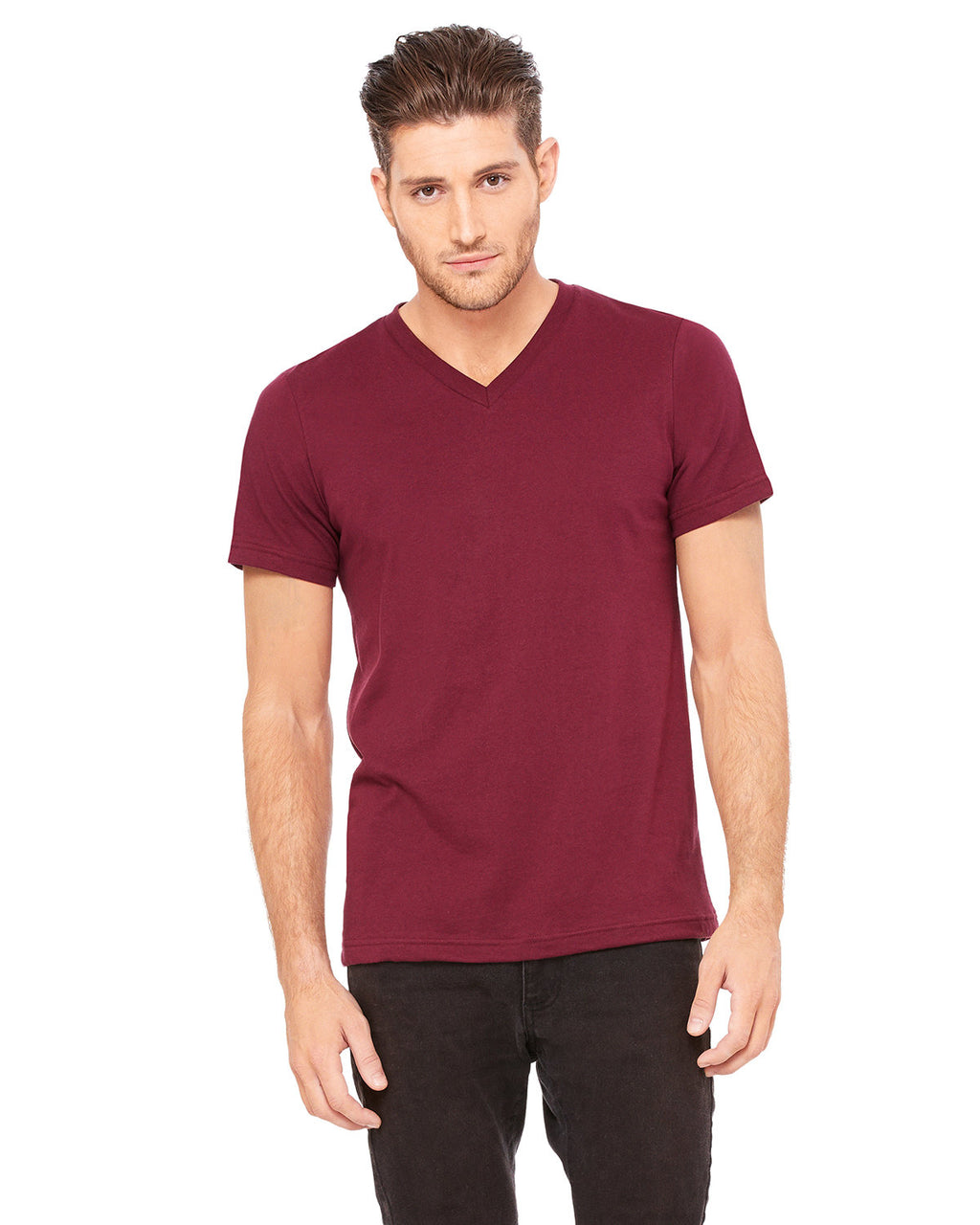 3005-Bella + Canvas Unisex Jersey Short-Sleeve V-Neck T-Shirt