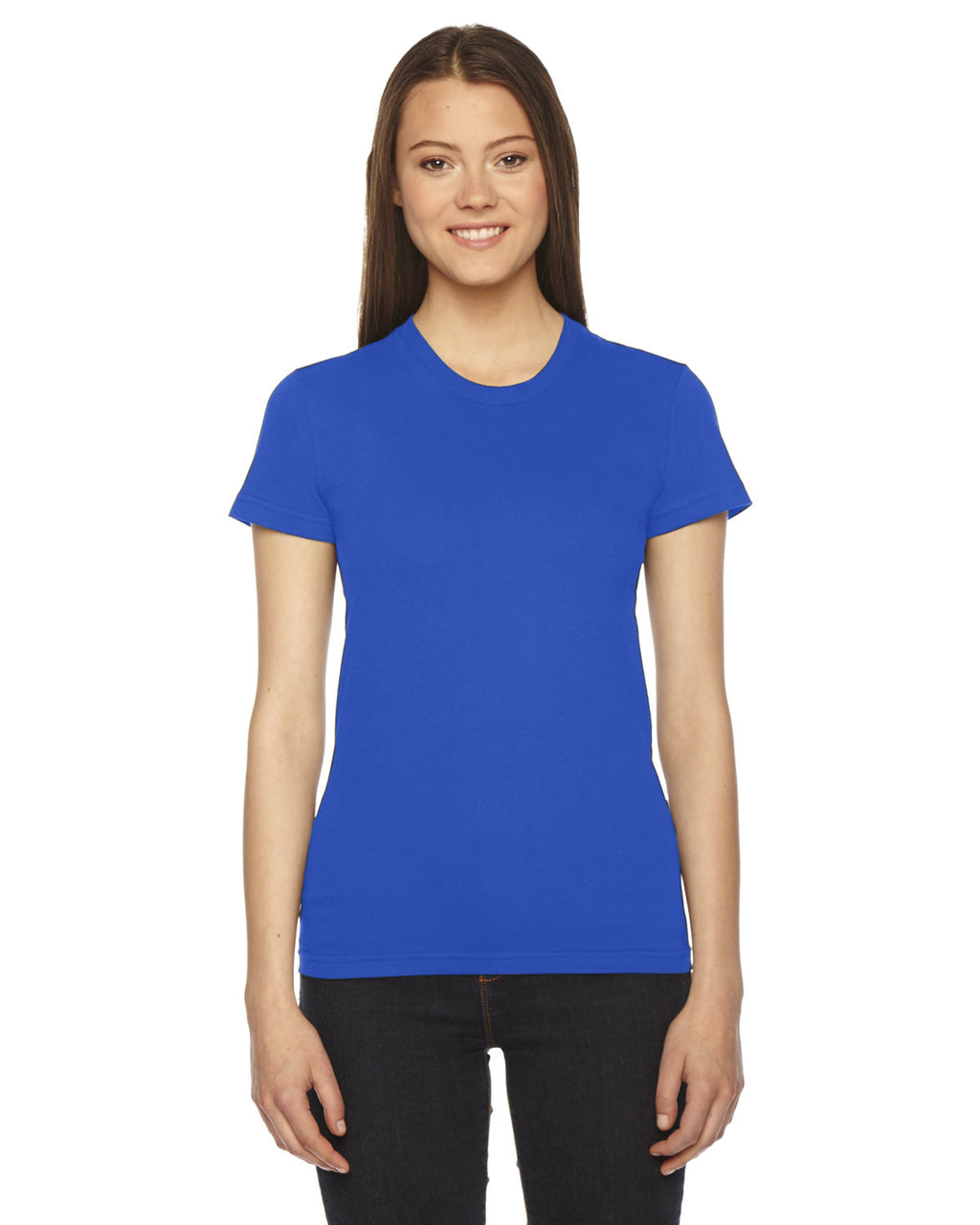 2102W-American Apparel Ladies' Fine Jersey Short-Sleeve T-Shirt