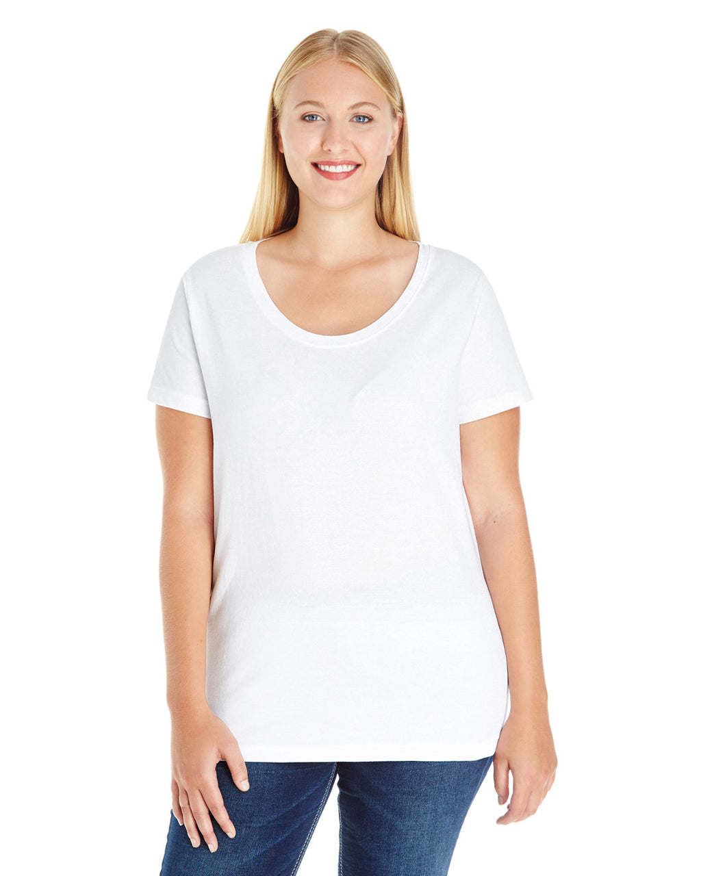 3804-LAT Ladies' Curvy T-Shirt